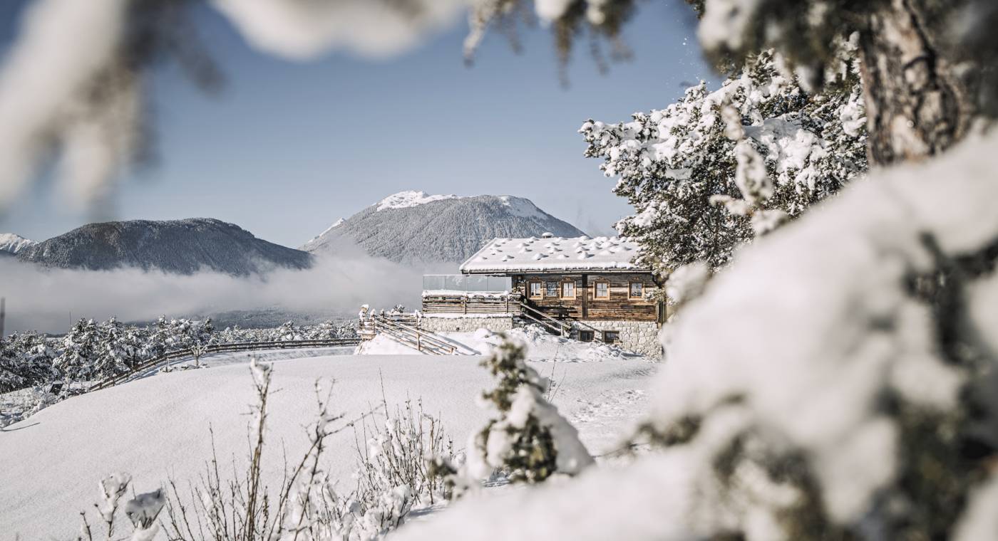 Stöttlalm in Mieming im Winter